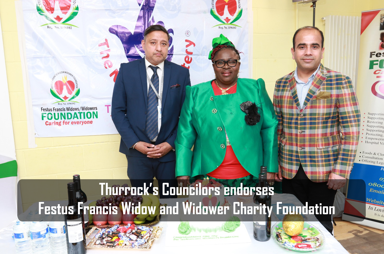 Thurrock Councilors endorses Festus Francis Widow and Widower Charity Foundation